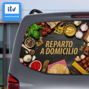 VINILO MICROPERFORADO WINDOWS VEHICULOS - HOMOLOGADO ITV
